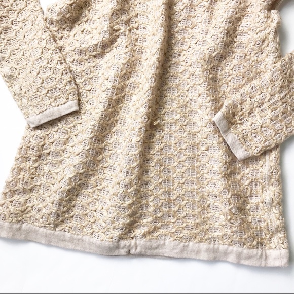 FREE PEOPLE Blush Gold Knit Sweater - Picture 3 of 6